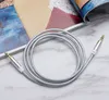 1M/3FT Nylon Aux Kabel 3,5mm Stecker Stecker Auf Stecker Auto Auto Audio Kabel Für Computer Stereo lautsprecher Media Player Handys