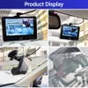 E-ACE B28 voiture Dvr Dash Cam 4.0 pouces enregistreur vidéo Auto 3 lentille prise en charge caméra de recul enregistreur Dashcam DVR