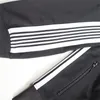 Men's Jackets Butterfly Embroidery Needles AWGE Men Women 1:1 Casual Stripes Coat 2021 Fashion Streetwear
