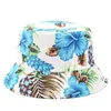 Chapeaux à large bord Feuille Femme Seau Chapeau Hommes Panama 2021 Coton Pêcheur Sun Pêche Bob Noir À La Mode Hip Hop Boonie Cadeau