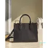 2021 handbag luxury retro classic brand 25cm black shopping bag leather large capacity high quality handbag lady shoulder bag