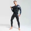 Top Odzież męska Warstwa Podstawowa Bielizna Termiczna Bielizna Fitness Trening Compression Rajstopy Bieżące Koszule Mężczyzna Legginsy Rashgard Male 211110