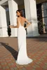 2021 col en V bretelles spaghetti dos nu robe de mariée amovible dentelle Cape A-ligne robe de mariée robes de mari￩es