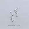 Full Openwork Stars Fresh Stud Earrings for Women 925 Sterling Silver Cute Korean Girls Earings Accessories Oreilles 210707