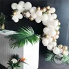 12inch 20 pcs High Grade Latex Balloons White Gold Combination Balloon Birthday Party Wedding Globos Decoration Wholesale