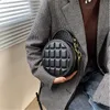 Hohe Qualität Handtasche Rhombus Schokolade Platz Runde Kuchen abendtasche 2022 Neue Koreanische Mode Eine Schulter Messenger Taille Tasche