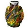 Mode Design 3D Groot Trui Vortex Print Lange Mouw Hoodies Heren Sportkleding Elke dag Dressing Hoodie