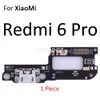 Şarj Limanı Bağlayıcı Kurulu Parçaları Flex Kablo Mikrofon Mikrofon Mikrofon Xiaomi Pokofon F1 Redmi NOT 8 8T 7 6 5 Pro Artı 8A 7A 6A S2