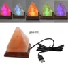 LED jouets sel lampe Table bureau veilleuse pyramide cristal roche en bois chambre parure maison chambre décor artisanat ornements cadeau MYY