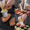 Strumenti Accessori Bottiglia di olio di silicone portatile con spazzola Spazzole per griglia Temperatura Pasticceria Cottura Strumento resistente al barbecue Cucina Li D4e2