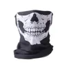 300 Stück Totenkopf-Masken, Halloween-Parade, Skelett-Druck, Outdoor-Radsport-Maske, Halswärmer, Motorrad, Fahrrad, Geist, halbes Gesicht, Schleier, Schals, 25 x 50 cm, FedEx oder DHL-Lieferung