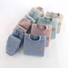 Kid Pajamas Set Boys Girls Cotton-padded Pjs Top and Pants Unisex 3 layers to Keep Thick Warm Clothes Toddler Clothing 210915