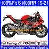 BMW S-1000 S1000 RR Bodywork 3N.4 S-1000RR S1000RR 19 20 21 S1000-RRホワイトブルーホット2019 2020 2021 100％フィットボディキット