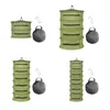 Autres fournitures de jardin 28GF 2/4/6/8 couches Séchage Rack Net Tea Shelf Mesh Zipper Suspendu Séchoir à plantes