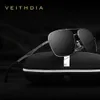 Veithdia العلامة التجارية الفاخرة النظارات الاستقطاب uv400 الرجال نظارات الشمس خمر الرياضة في الهواء الطلق القيادة النظارات للذكور 2459