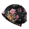 Chapéus ao ar livre festival de primavera outono imprimir chapéu de flor buquê Banda de cabelo casual feminino