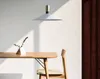 Nordic minimalistyczny prosty stożek LED LED Lampa Nowoczesna czarna biała wisząca restauracja
