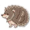 Hedgehog Animal Patch Sewing Notions Embroidered Iron On Patches For Clothes Backpack Hats DIY Custom Badge