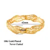 Mode echte goudplating armband moslim Turkse armbanden voor vrouwen manchet bedelarmbanden sieraden geschenken bangle