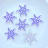 Dekorativa Objekt Figurer 10 / 20pcs Resin Gullig blandad Mini Snowflake Flat Back Cabochon Scrapbooking Hair Bow Center Utsmyckningar DIY A