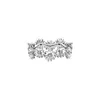 Подлинная 925 стерлингового серебра сверкающая ромашка цветок корона пальца кольцо для женщин оригинальные серебряные украшения лучший подарок x0715