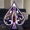 GlowBar ricaricabile a colori lampeggiante Armand de Brignac Champagne Glorifier Display LED Ace of Spade VIP Bottle Presenter