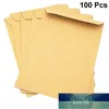 Presentförpackning 50st 229x162mm Kraftpapper Kuvert Blank Classic Plain Color Kuvert för Office School Business Letter Storage (Lig1 Fabrikspris Expert Design