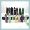 Arts And Crafts Arts, & Gifts Home Garden Colors Natural Stones Crystal Point Wand Amethyst Rose Quartz Healing Stone Energy Ore Mineral Dec
