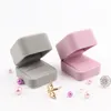 Pink Jewelry Gift Packaging Box Velvet Ring Cufflink Earring Pendant Charm Necklace Bangle Bracelet Brooch Jewellery Packing Boxes 350 B3
