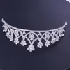 Oorbellen Ketting Barokke Rhinestone Bridal Sieraden Sets Dames Crystal Tiaras Crown Set voor Bruid Party Bruiloft Haaraccessoires