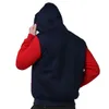 Stora Män Jackor Sweatshirt Hooded Warm Fleece Parkas 7XL 8XL 9XL 10XL Vinter Patchwork Out Wear Coat X0710