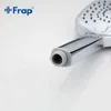 Frap Two Regolazione Risparmio idrico Soffione quadrato in plastica ABS con doccetta da bagno Accessori per il bagno F004 H1209