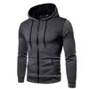 Mäns Hoodies Sweatshirts 2021 Vår Höst Zip Up Hoodie Casual Sportkläder Gradient Dot Hooded Tracksuit Ytterkläder