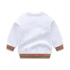 Jongens t-shirts lente herfst lange mouw tops kinderen merk plaid sweatshirt kinderen jongen kleding kleding 211110