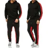 Männlich Herbst Winter Patchwork Tasche Pullover Top Herren Hosen Sets Sport Anzug Trainingsanzug Schwarz Bruce Lee Gelb Cosplay Weiß rot