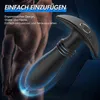 NXYVibrator Sex Shop Automatique Télescopique Mâle Prostate Masseur Vibrateur Sans Fil Télécommande Vibrant Butt Plug Anal Jouets Pour Hommes 1123