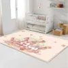 Chaud éléphant famille motif enfants jouer tapis enfants tapis bébé pépinière ramper flanelle Durable antidérapant sol 210626