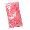Wholesale raffia wedding candy red wine gift box packaging filling decoration color shredded paper silk free dust 100g