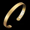 Bangle Healthy Magnetic Bracelet For Women Power Therapy Magnets Magnetite Bracelets Bangles Men Health Care Jewelry Copper4276865