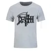 Death Rock Band Heavy Metal Homens T-shirt Casual Redondo Pescoço Oversized Algodão Camiseta Presente de Aniversário Camiseta 210714