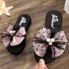 Summer non-slip children's flip-flops girls fashion beach shoes pinch sandals female flowers slipper wear s180 210712