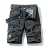 Мужские летние тактические хлопчатобумажные шорты повседневные бриджи Бермудские моды брюки камуфляж 210714