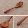 Different Style Handmade Natural Wooden Soup Ice Cream Long Spoons For Wedding Party Home Kitchen Dining Bar