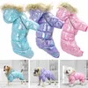 Warme hondenkleding winter dikke bont puppy jas jas waterdichte kostuum kleding voor kleine middelgrote grote S chihuahua 211027