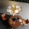 Modern Chandelier Lamp For living Room/Bedroom Nordic Glass Ball Lighting Creative Dinning Room Light Fixture