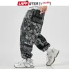 LAPPSTER-Youth Men Harajuku Vintage Harem Pants Overalls Mens Full Print Korean Joggesr Male Streetwear Hip Hop Sweatpants 210715