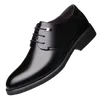 Trend gentleman mode groot formaat hoogwaardige Italiaanse lederen schoenen bruiloft sandalen oxford voor mannen formele heren luxueus