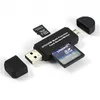 Lecteur de carte tout-en-un USB 2.0/Micro USB adaptateur de carte SD/TF disque U accessoires pour ordinateur portable lecteur Flash carte mémoire intelligente