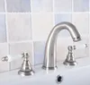 widespread faucets brushed nickel