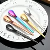 Small Coffee Spoon Stainless Steel Cafe Tea Sugar Spoon for Ice Cream